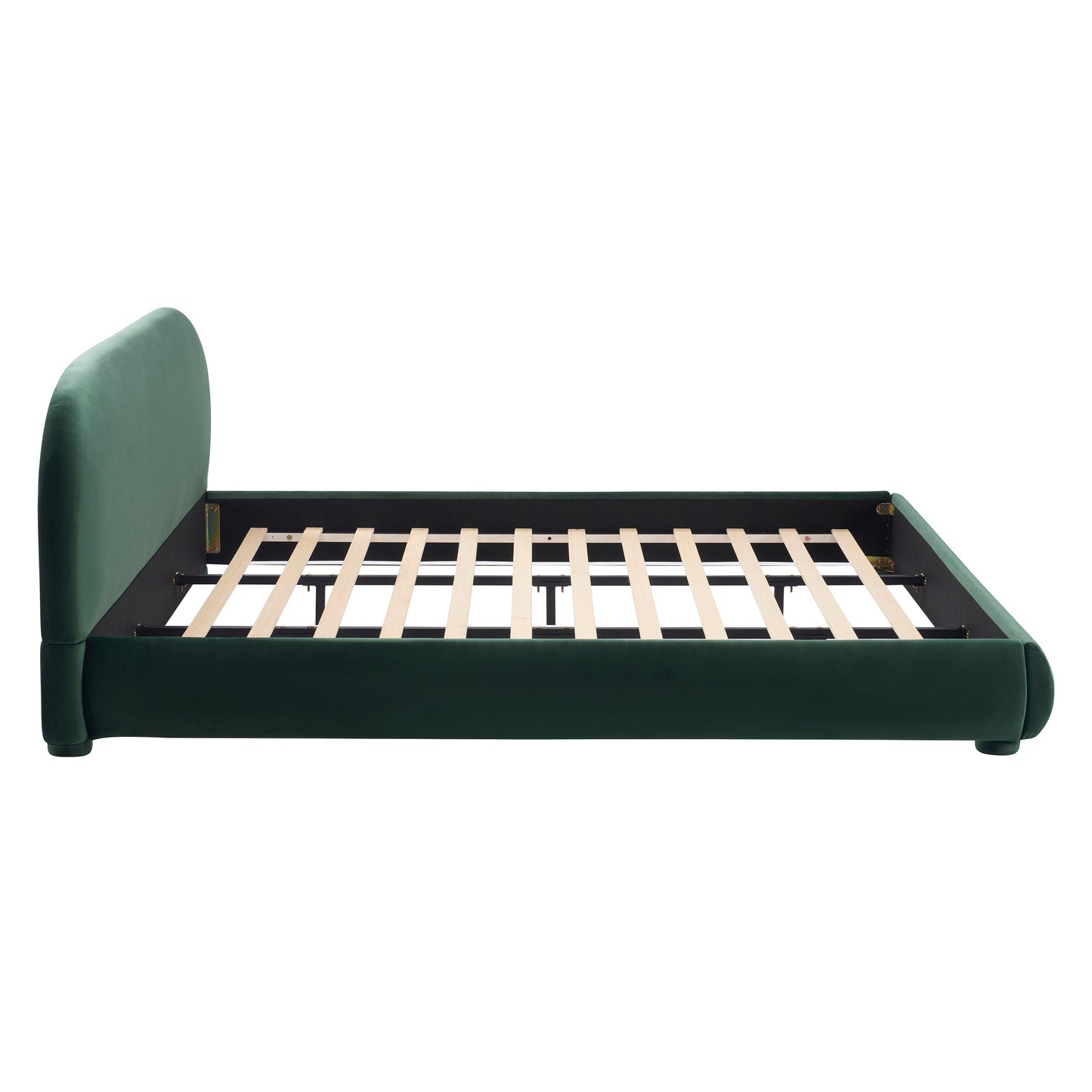 Dark Green Velvet Bed Frame