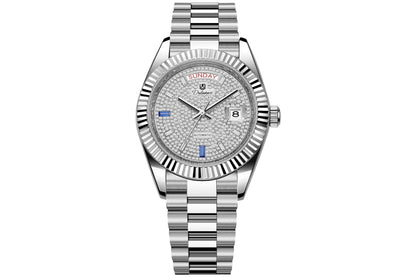 Dual-calendar Automatic Mechanical Mens Watch