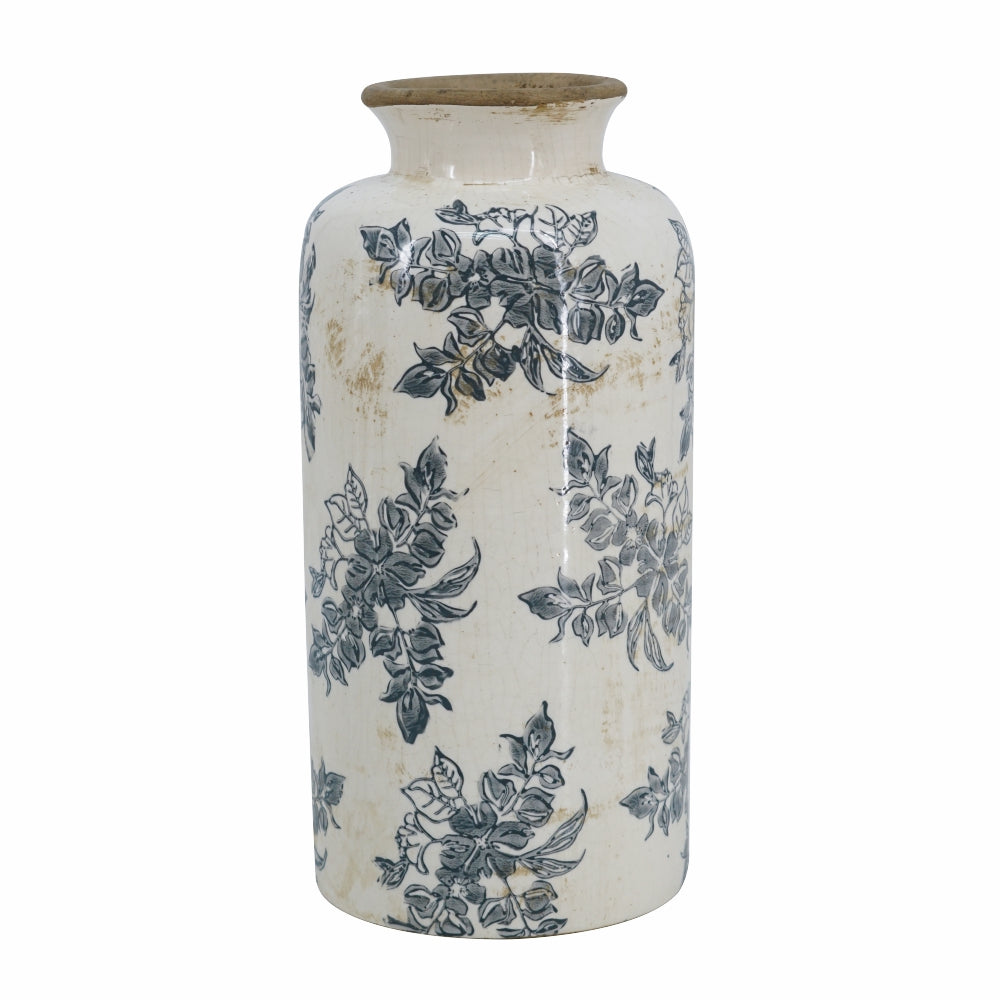 Vintage Inspired Ceramic Accent Vase