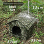 Outdoor Waterproof All-Season Closed Winter Warm Cat Shelter