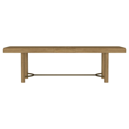 Arini 104-inch Extension Leaf Dining Table Sand Wash