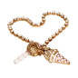 Luxury Crystal Diamond Ice Cream Dust Plug Pendant
