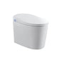 Tankless Smart Toilet With Bidet Built In, 1 Piece, Auto Flush, Auto Open / Close, Heated Seat, Bubble Wash, Warm Water And Dry, Adjustable Temp, Remote Control Side Know - White