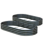 Galvanized Raised Garden Bed with Rust-Proof Design - Black or Green