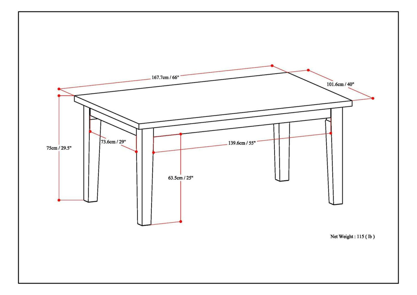 Eastwood - Handcrafted Dining Table
