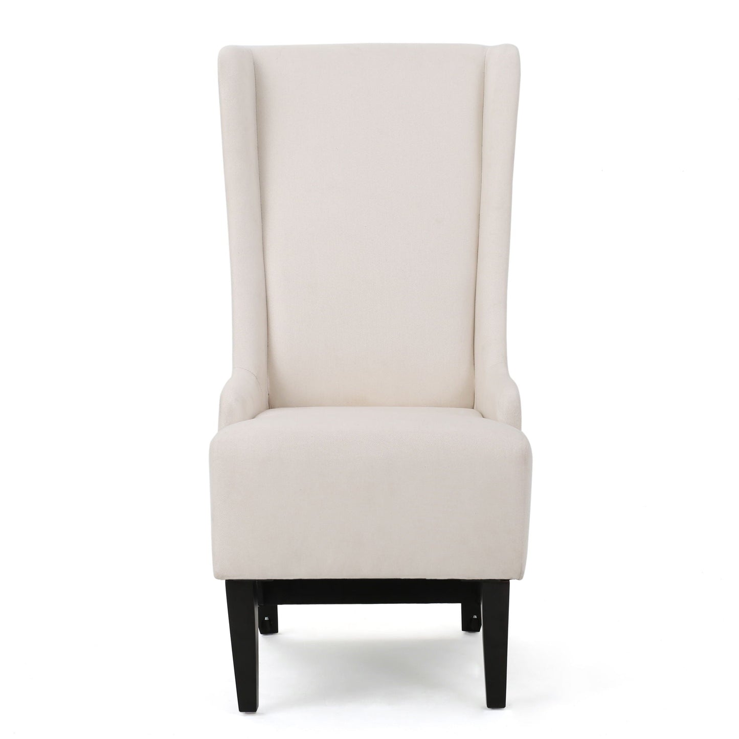 Alight Upholstered Dining Chair With High Back And Birch Wood Legs