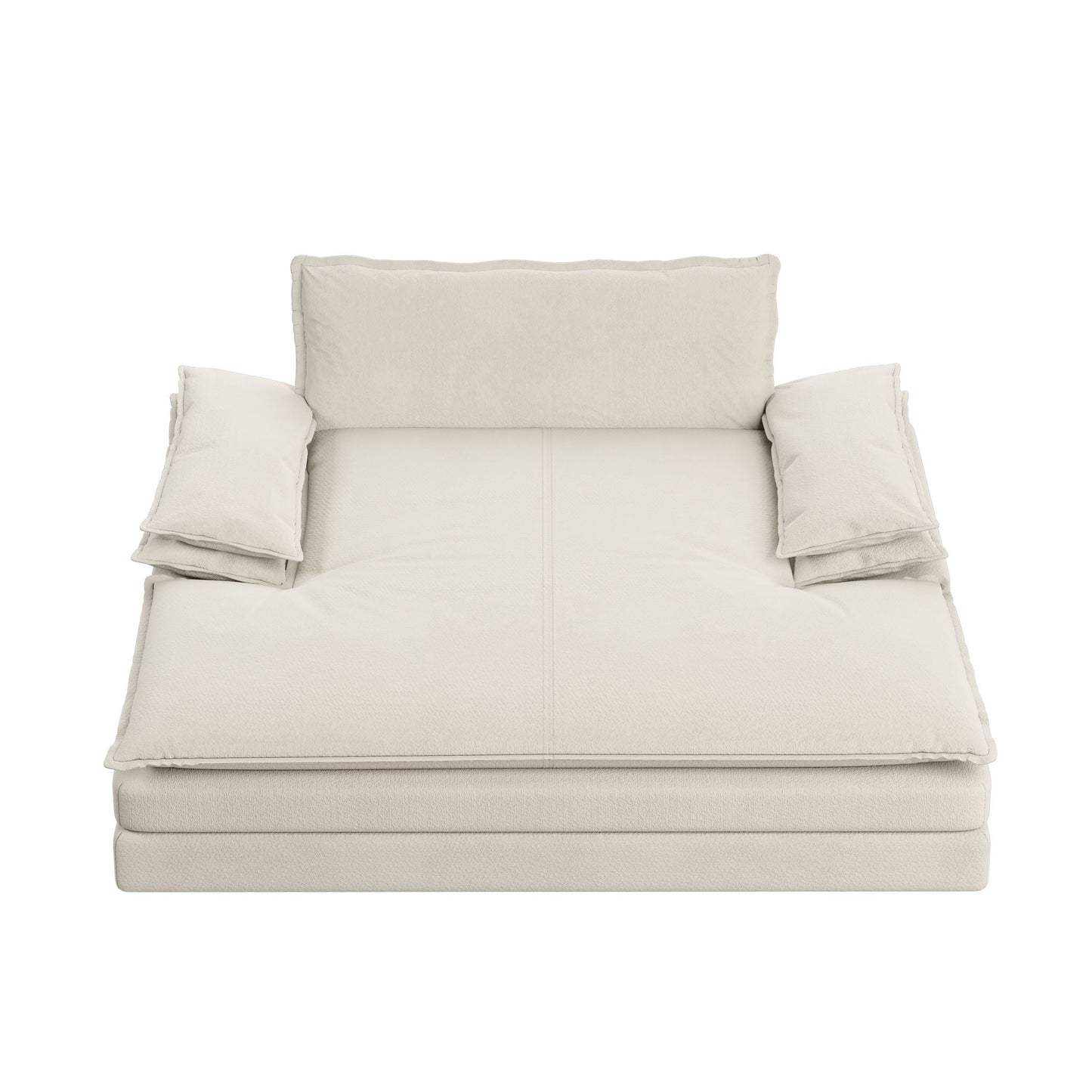 Modern Oversized Double Chaise Lounge Chair