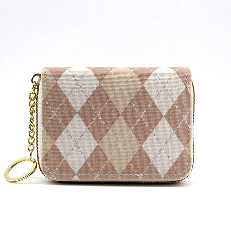 Diamond Zipper Coin Purse Large Capacity
