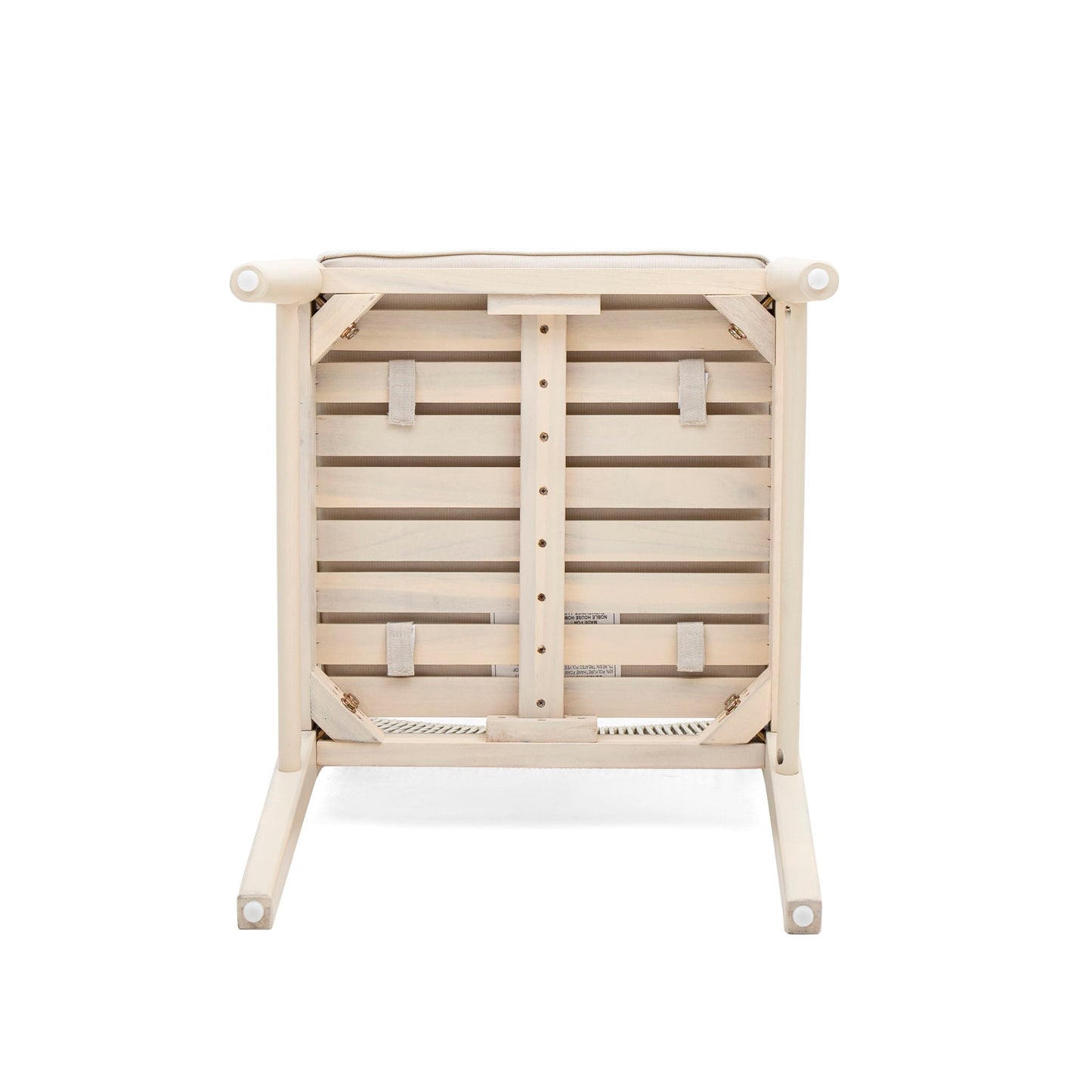 Cordoba Dining Chair Set of 2 - Comfortable Armless Beige Chairs