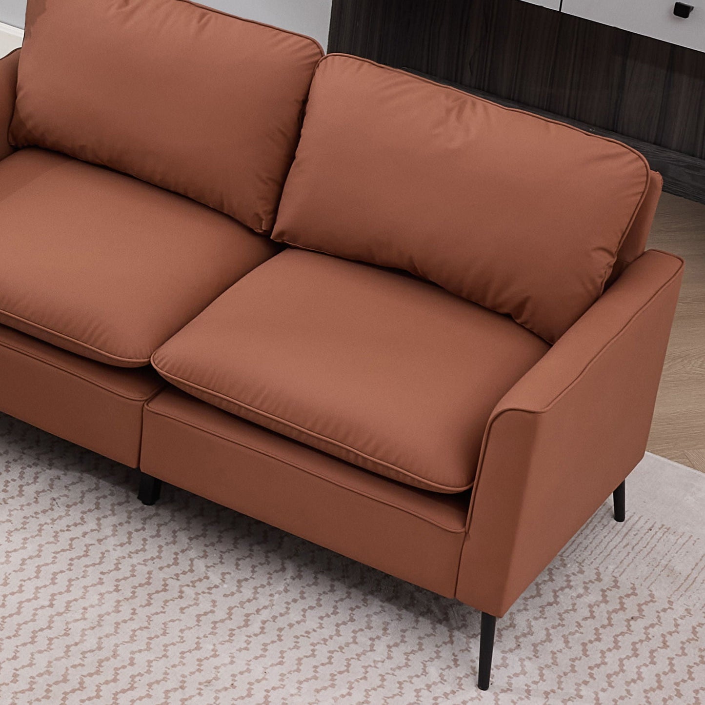 Upholstered Loveseat, For Living Room