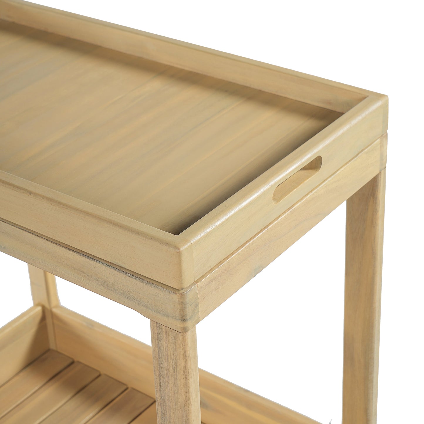 Saratoga Outdoor Rolling Bar Cart