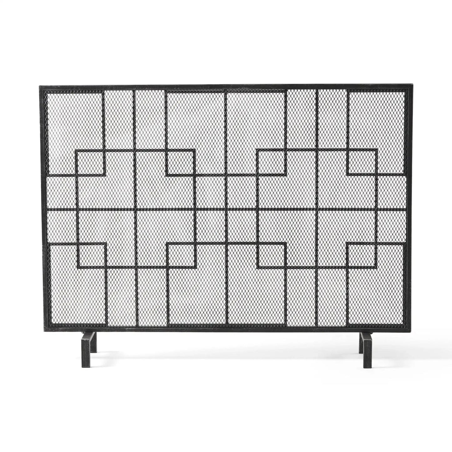 Dorothy Modern Single Panel Iron Fire Screen