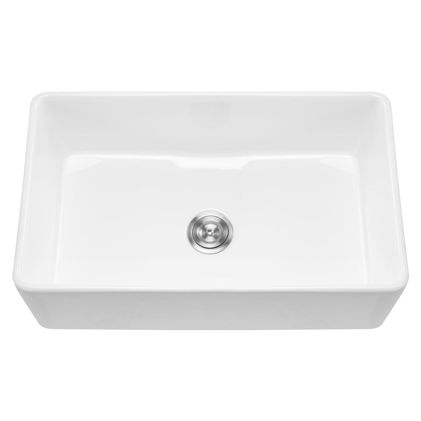 33.5x20 in Farmhouse Sink Undermount Kitchen Single Bowl Basin Fireclay