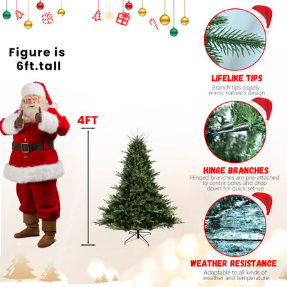 Full-Shaped 7.5FT Christmas Tree with 2441 Tips