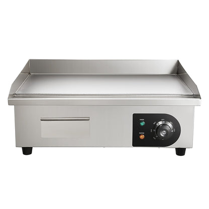 Commercial Electric Griddle, 21 x 11.8 Inch, 1750W