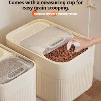 Cat Food Storage Sealed Pet Snacks Freeze-dried Storage Box