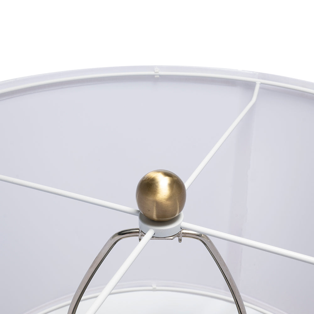 Geode-Inspired Gold Aluminum Table Lamp