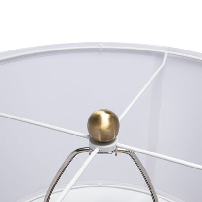 Geode-Inspired Gold Aluminum Table Lamp