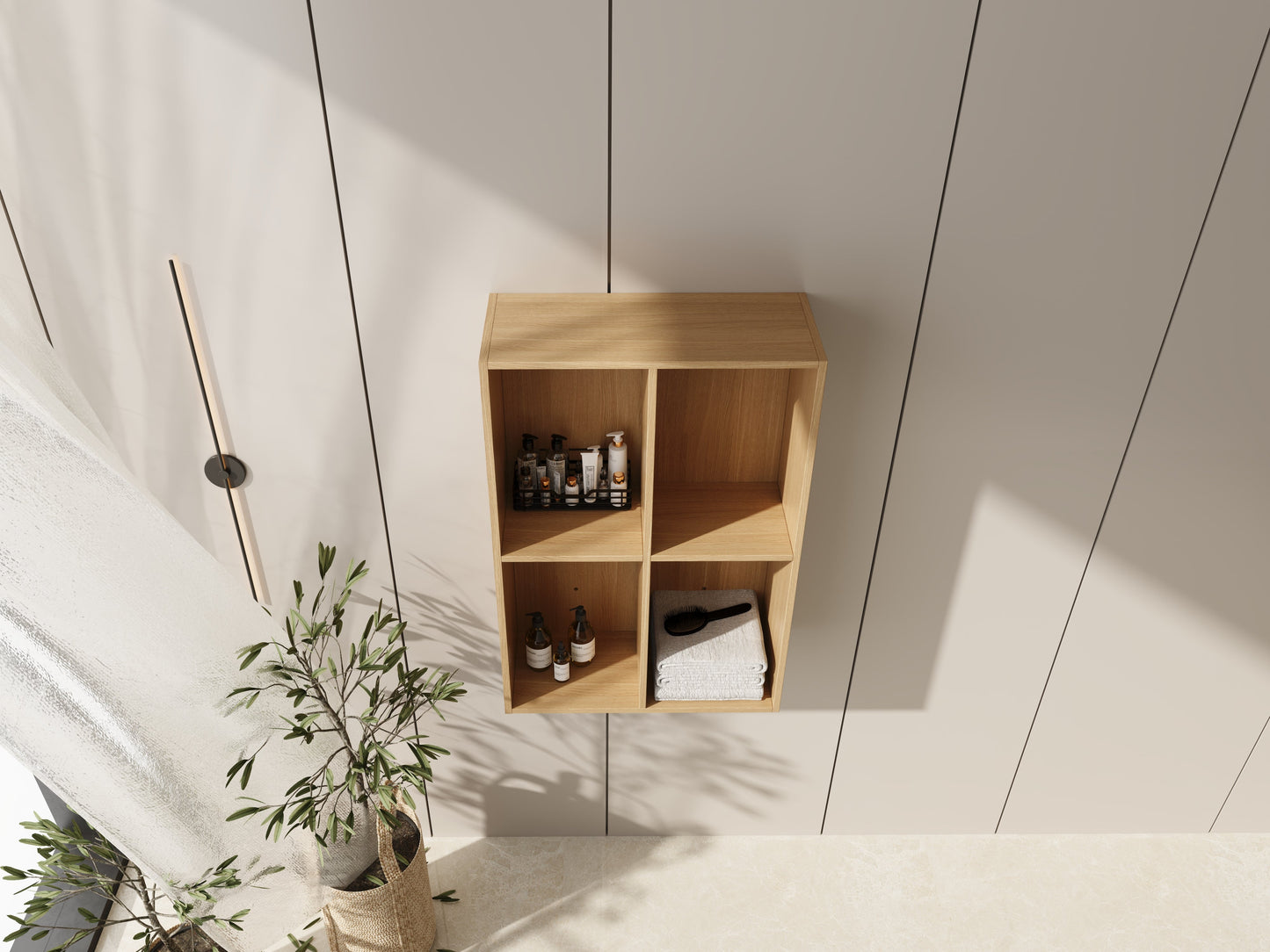 24 Inch Small Wall Mounted Storage Shelves