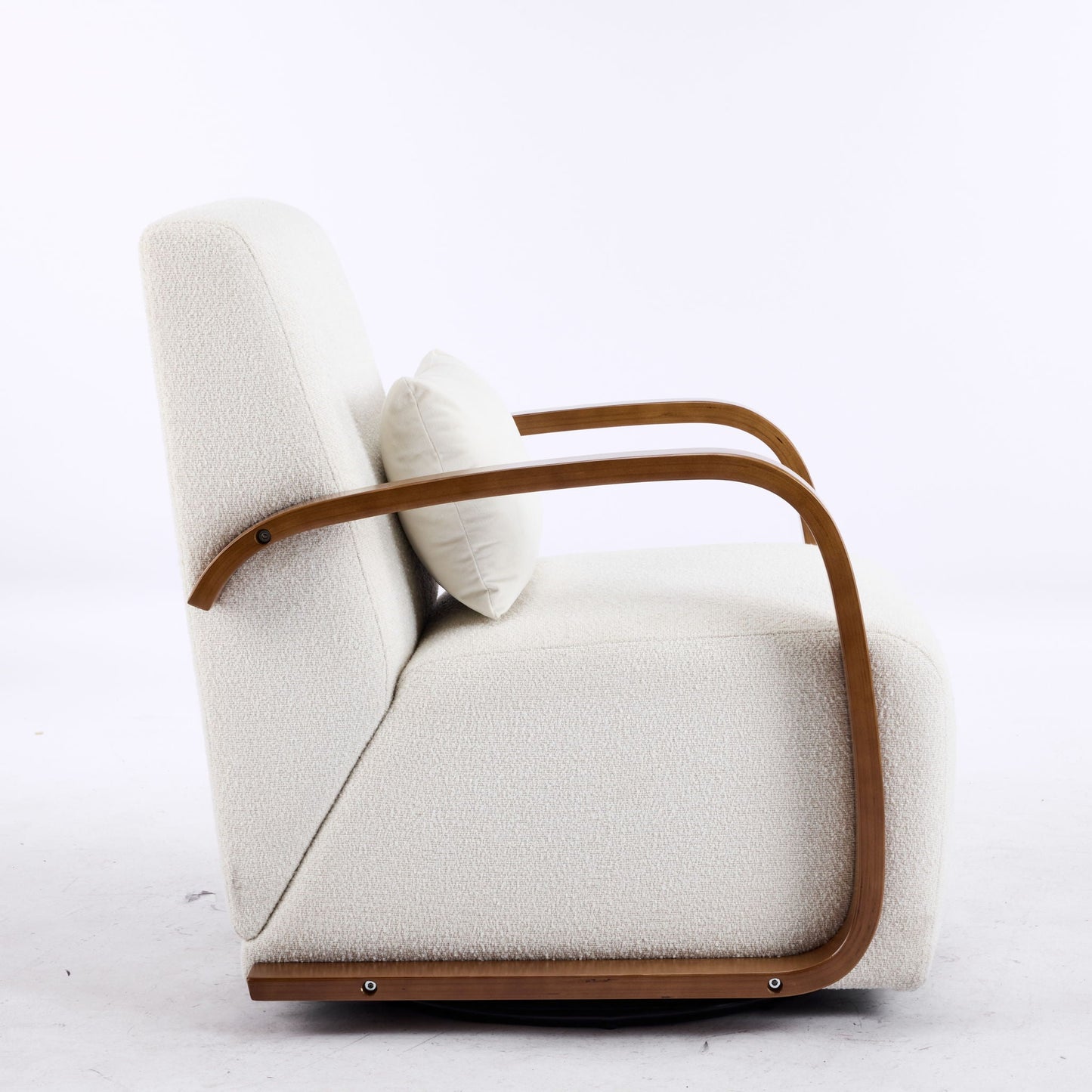 Swivel Accent Rotatable Ergonomic Single Chair For Living Room