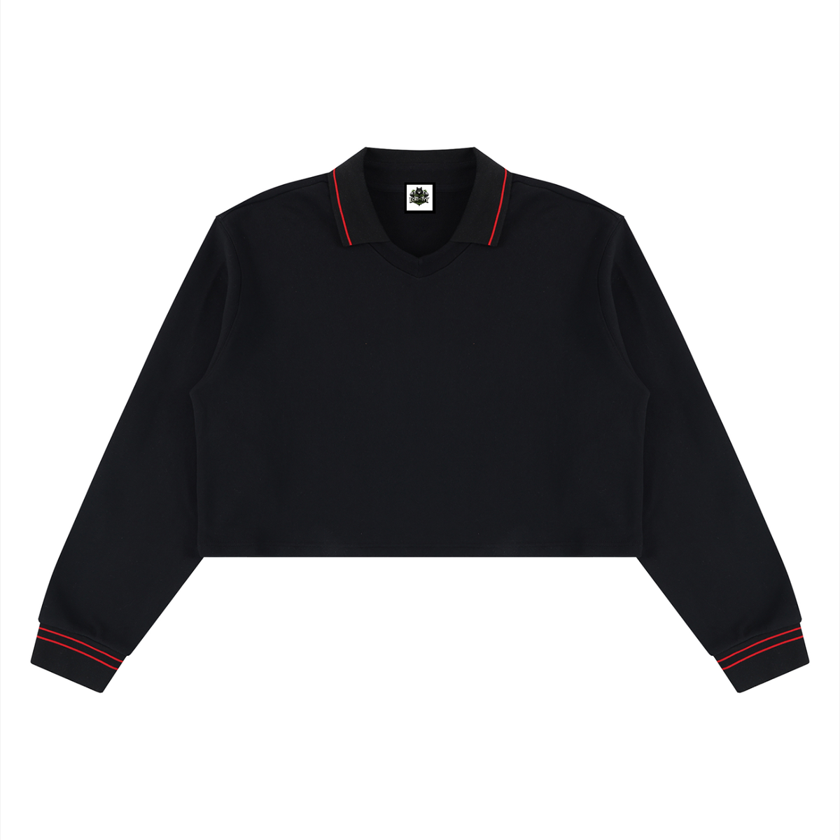 Loki & Ivy Women’s Crop Collared Sweatshirt
