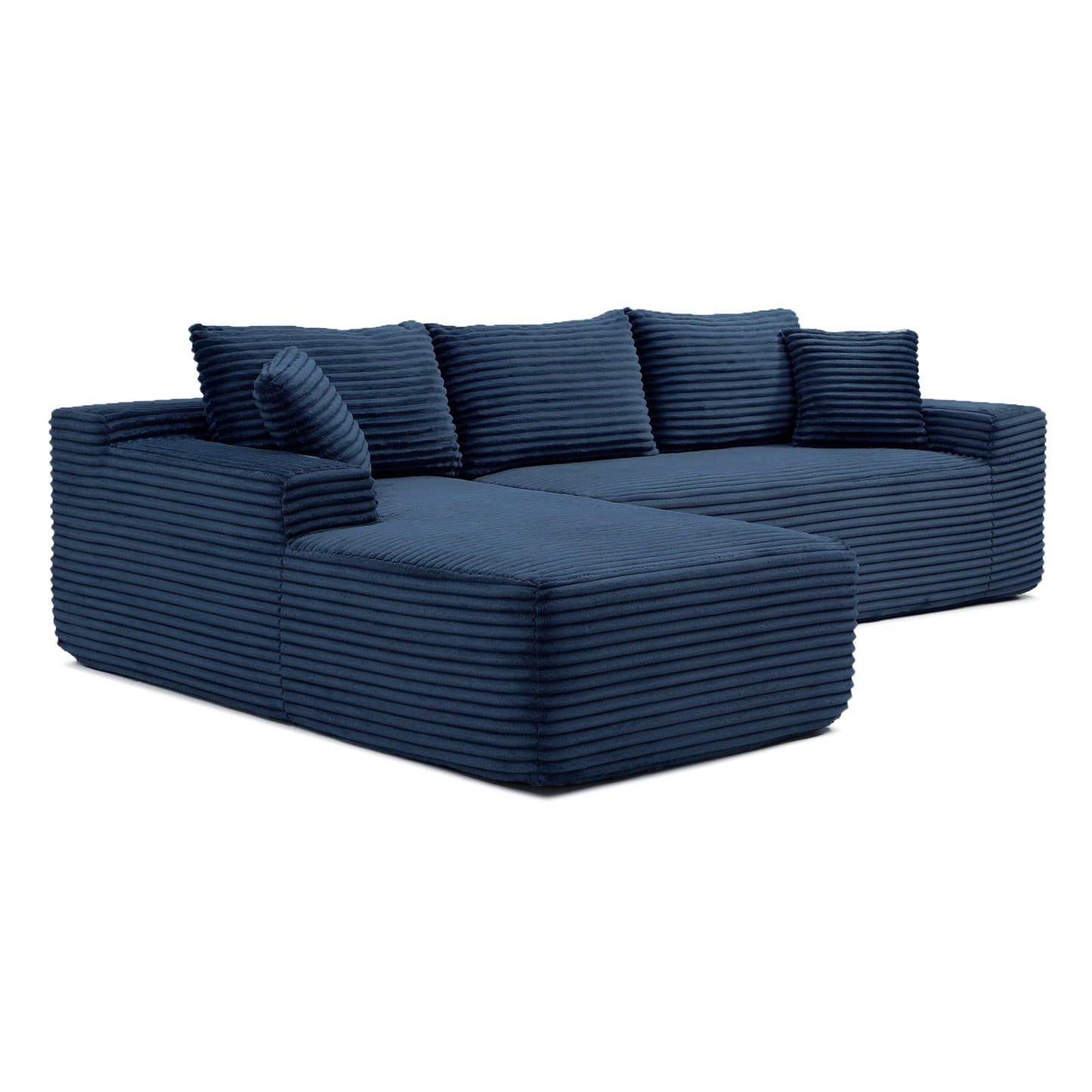 105'' Modular Sectional Sofa with Deep Seat and Chaise