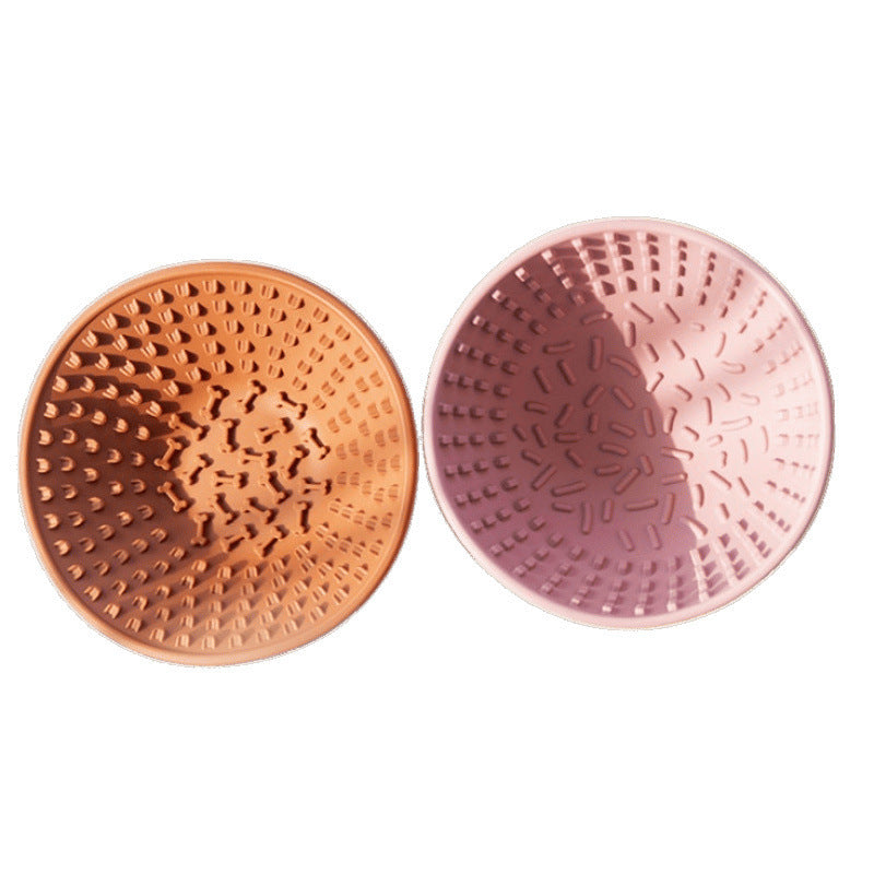 Dog Slow Feeder Bowl Silicone Lick Mat Toy