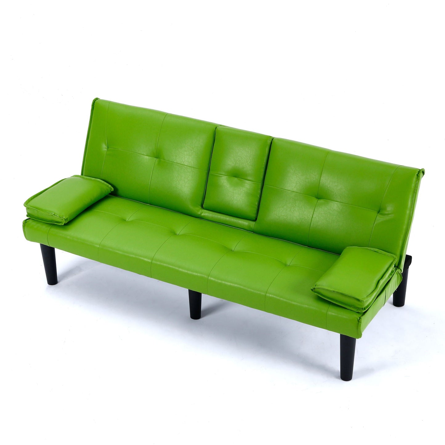 Sofa Bed With Foldable Design And Cup Holder