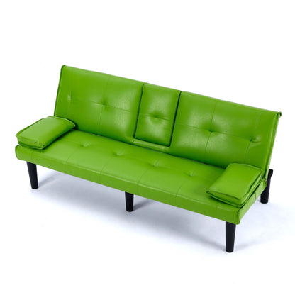 Sofa Bed With Foldable Design And Cup Holder