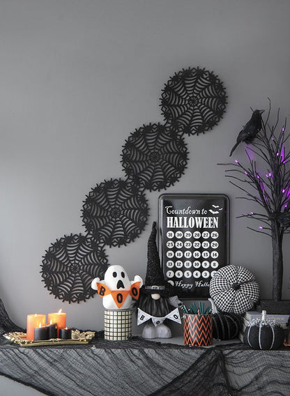 Plaid Pumpkin Decor, For Holiday Halloween Decoration