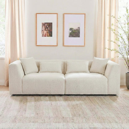 Jefferson Soft Chenille Modern Sofa