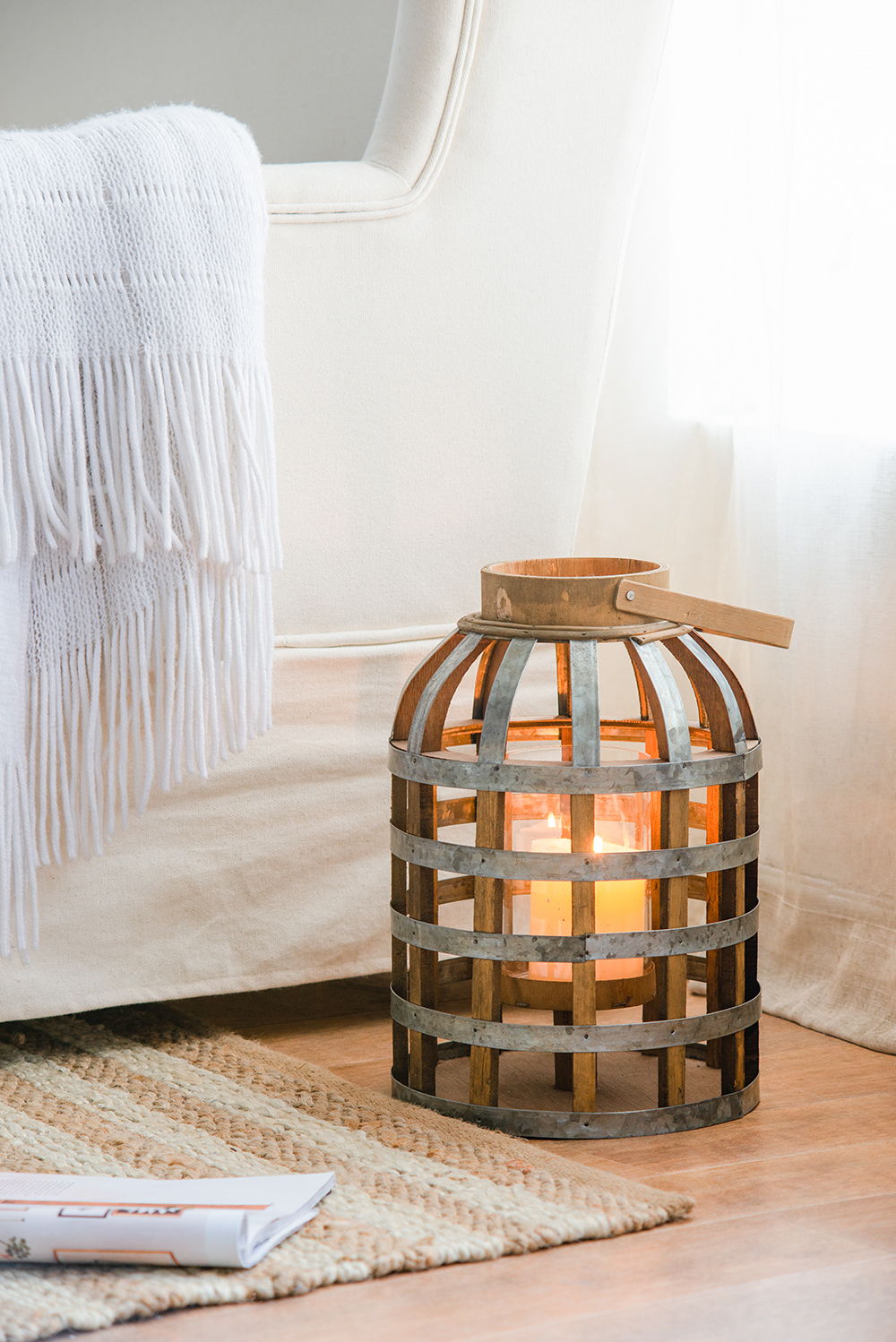 Decorative Lantern With Handle Wooden Lantern For Indoor Outdoor Home Garden Wedding