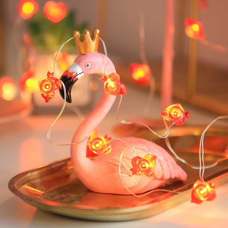 LED Love Copper Wire Starry Valentine's Day Trunk Proposal Light