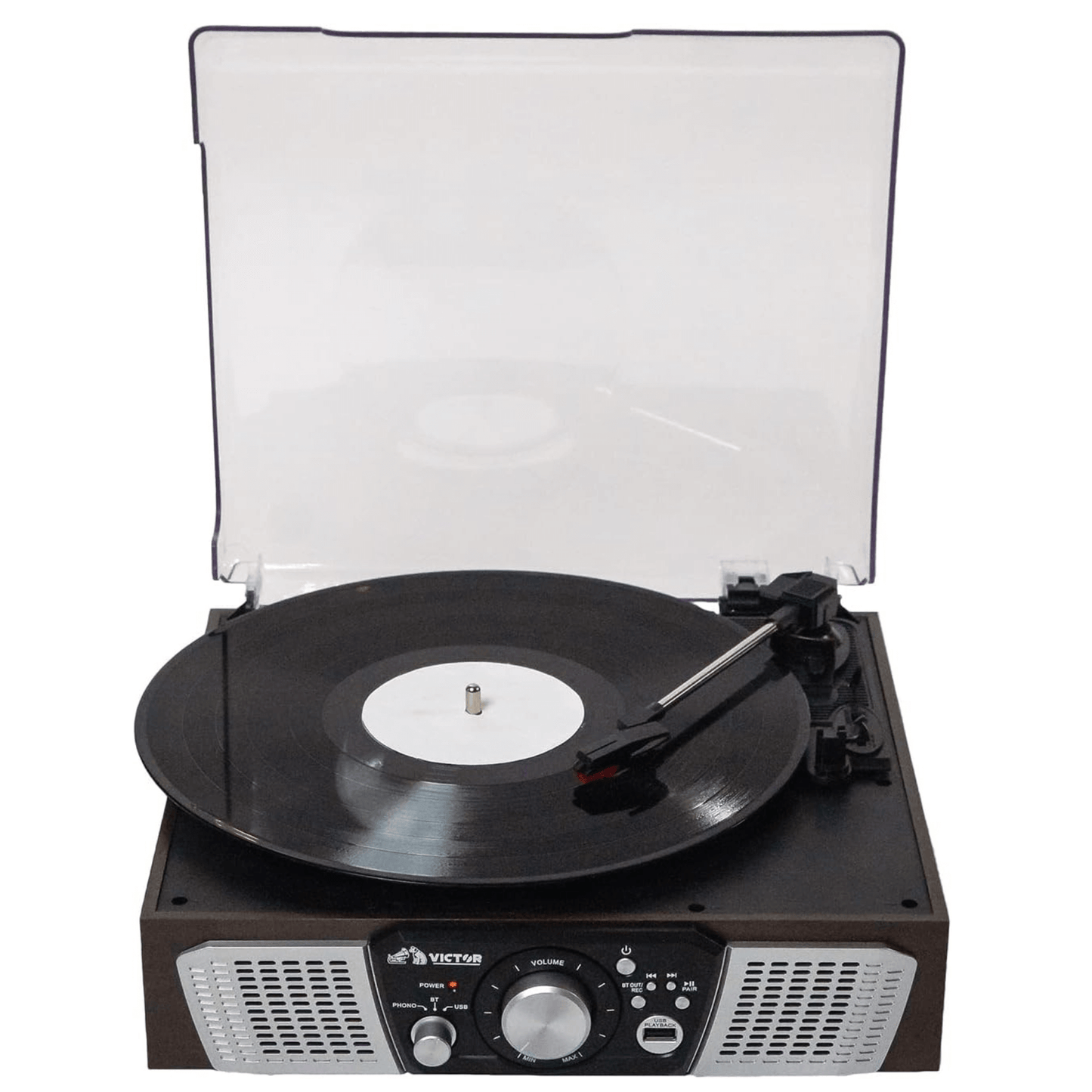 Victor Lakeshore 5-in-1 Hybrid BT Turntable System Espresso - Refurbished