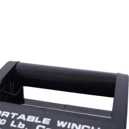 Reversible Electric Trailer Winch For Boats Up To 5000 Lbs With Galvanized Wire Rope And Casing - Black