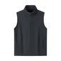 Zipper Stand Collar Double-sided Fleece Cardigan Fleece Vest
