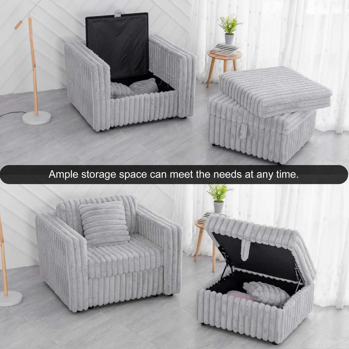 44.9" Soft Modular Sofa Single