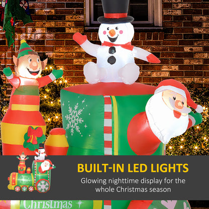 Outsunny 5.9' Christmas Inflatables Train