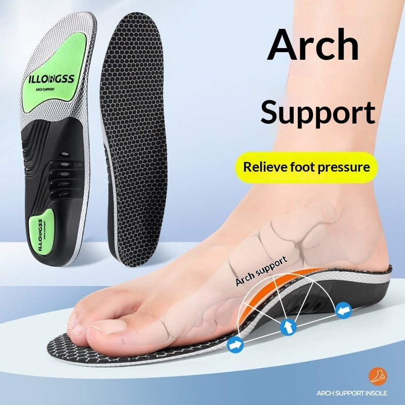 High-arch Support Sports Insole That Wicks Away Sweat And Controls Odor