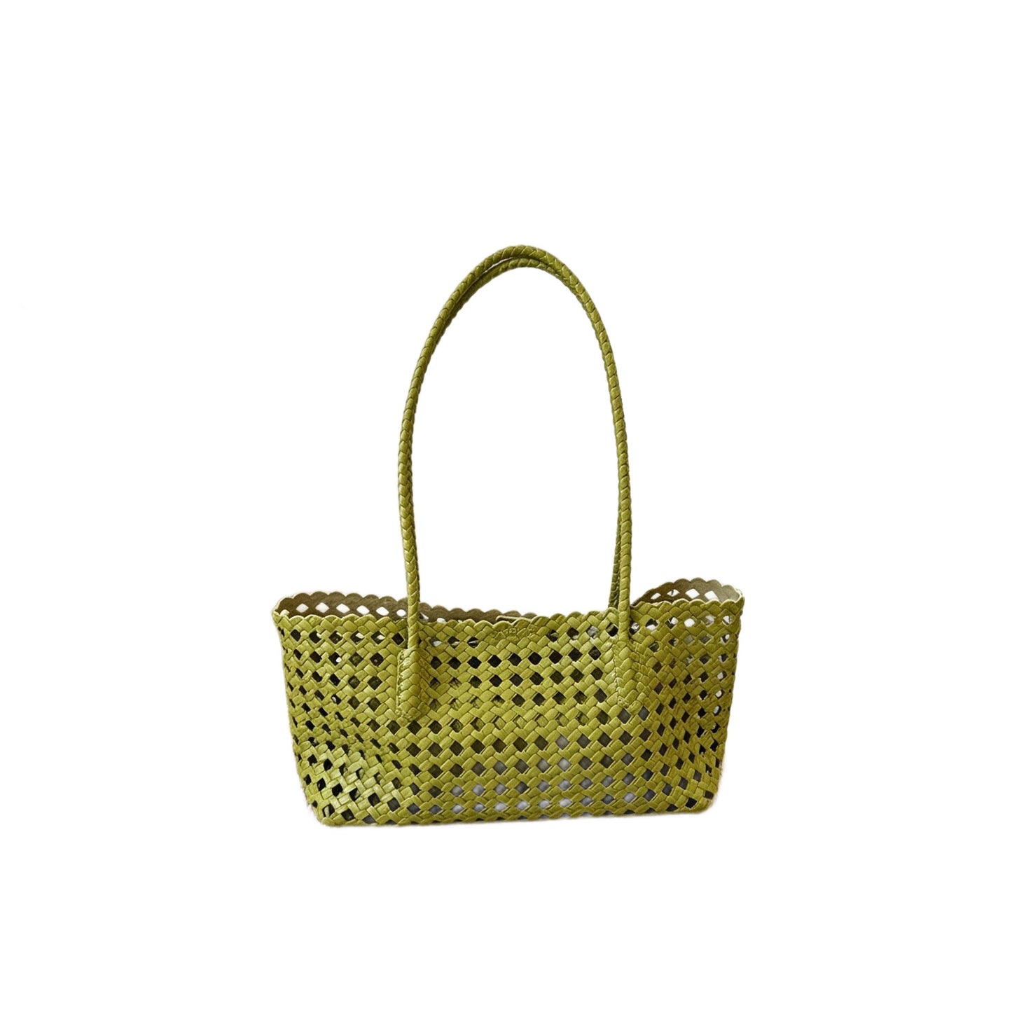 Hollow-out Woven Shoulder Bag For Women