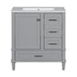 Bathroom Vanity, Modern Bathroom Cabinet With Sink Combo Set, Bathroom Storage Cabinet With A Soft Closing Door And 3 Drawers, Solid Wood Frame