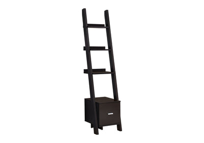Contemporary Corner Ladder Bookshelf for Office