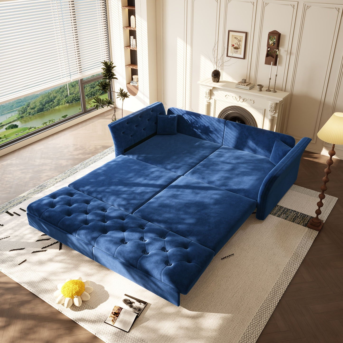 Oversize Pull Out Sofa Bed For Living Room