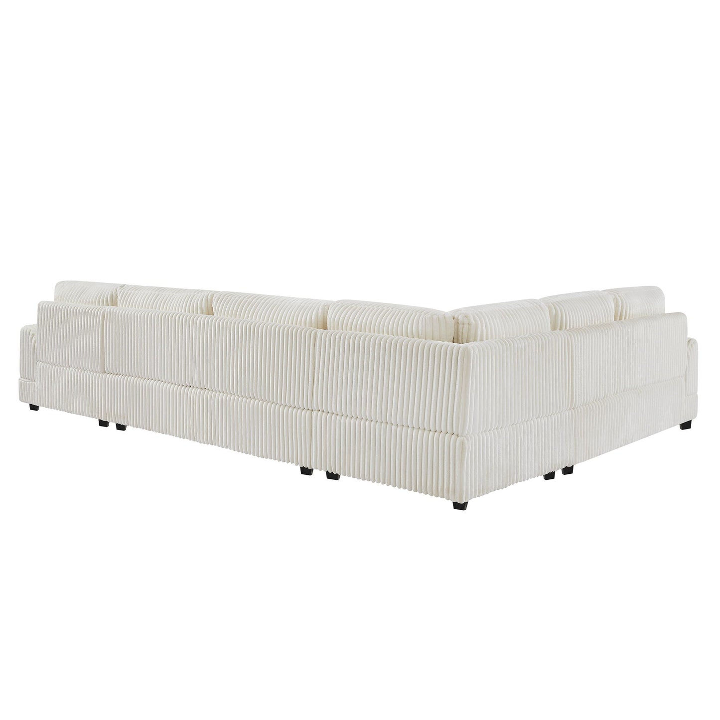 Oversized Sectional Sofa U - Shaped Sofa Couch Modern Sofa Upholstered In Soft With A Chaise Lounge For Living Room