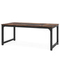 Rectangular Kitchen & Dining Room Table - Brown / Black