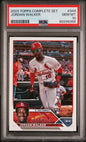 Graded 2023 Topps Complete Set Jordan Walker #344 Rookie RC Baseball Card PSA 10 Gem Mint
