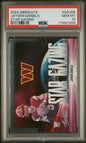Graded 2024 Panini Absolute Jayden Daniels #SGJDS Star Gazing Rookie RC Football Card PSA 10 Gem Mint