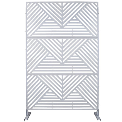 Freestanding Outdoor & Indoor Freestanding Metal Privacy Screen