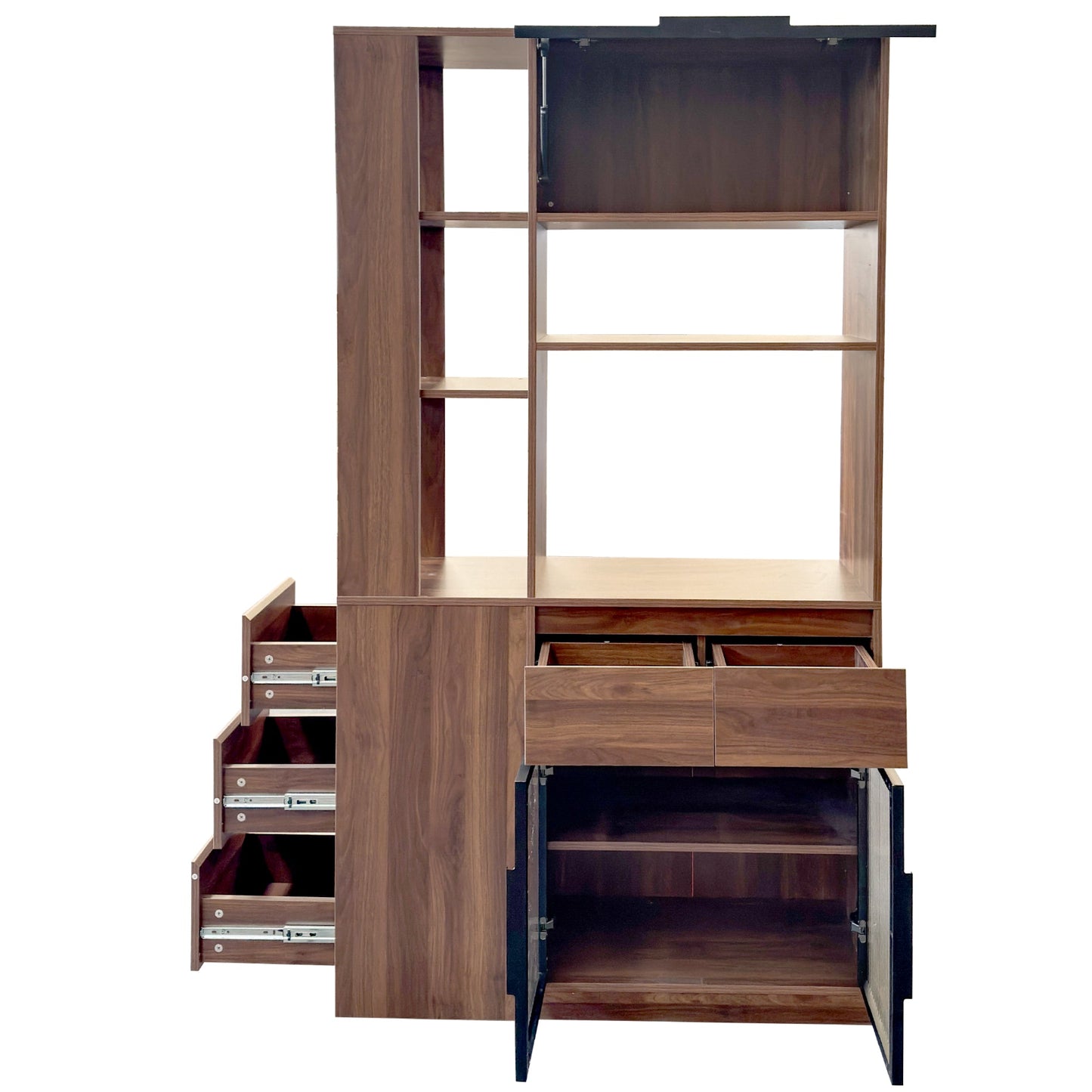70.87"H Tall Storage Cabinet with Multi-Functional Storage Space