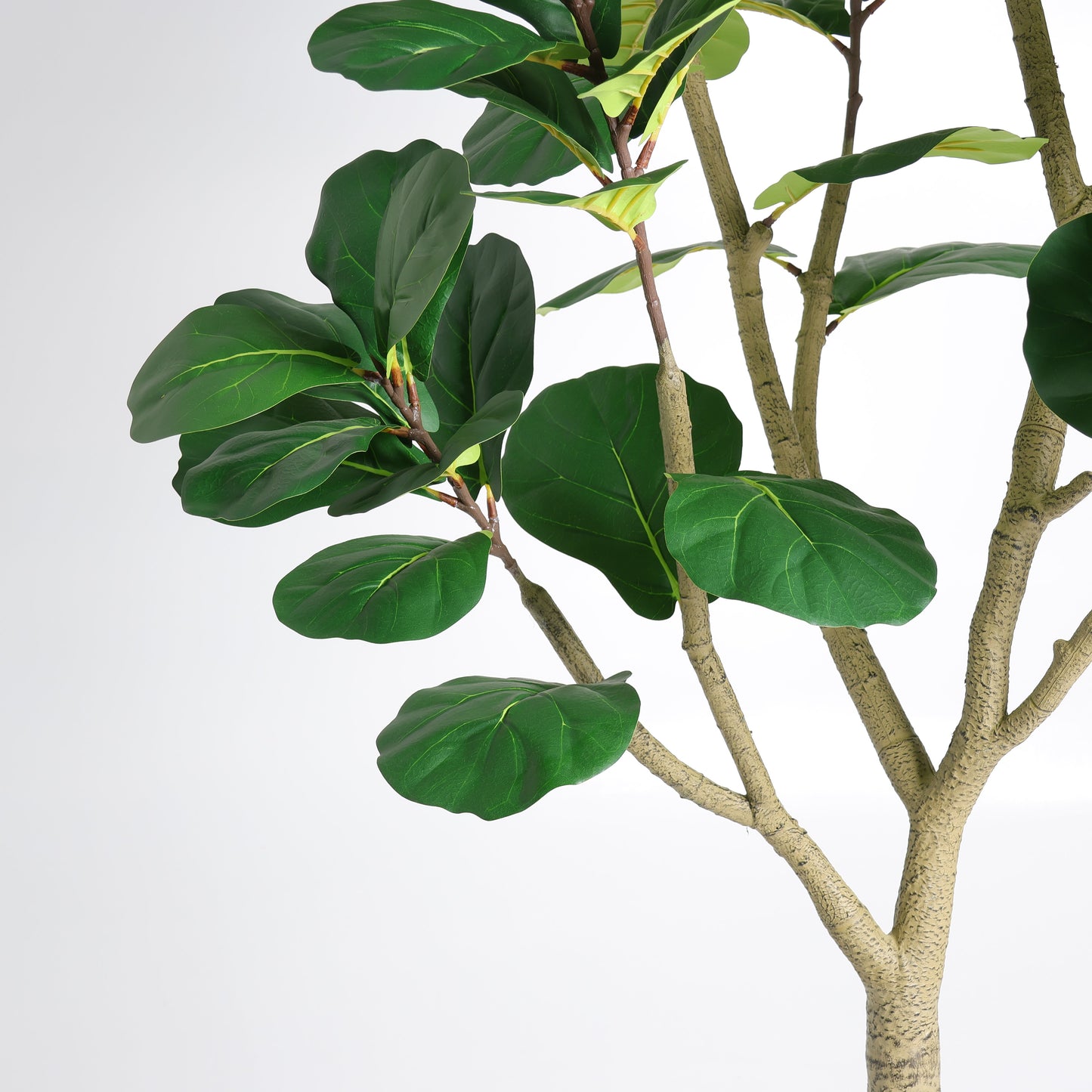 7FT Artificial Fiddle Leaf Fig Tree, Realistic Faux Potted Plant